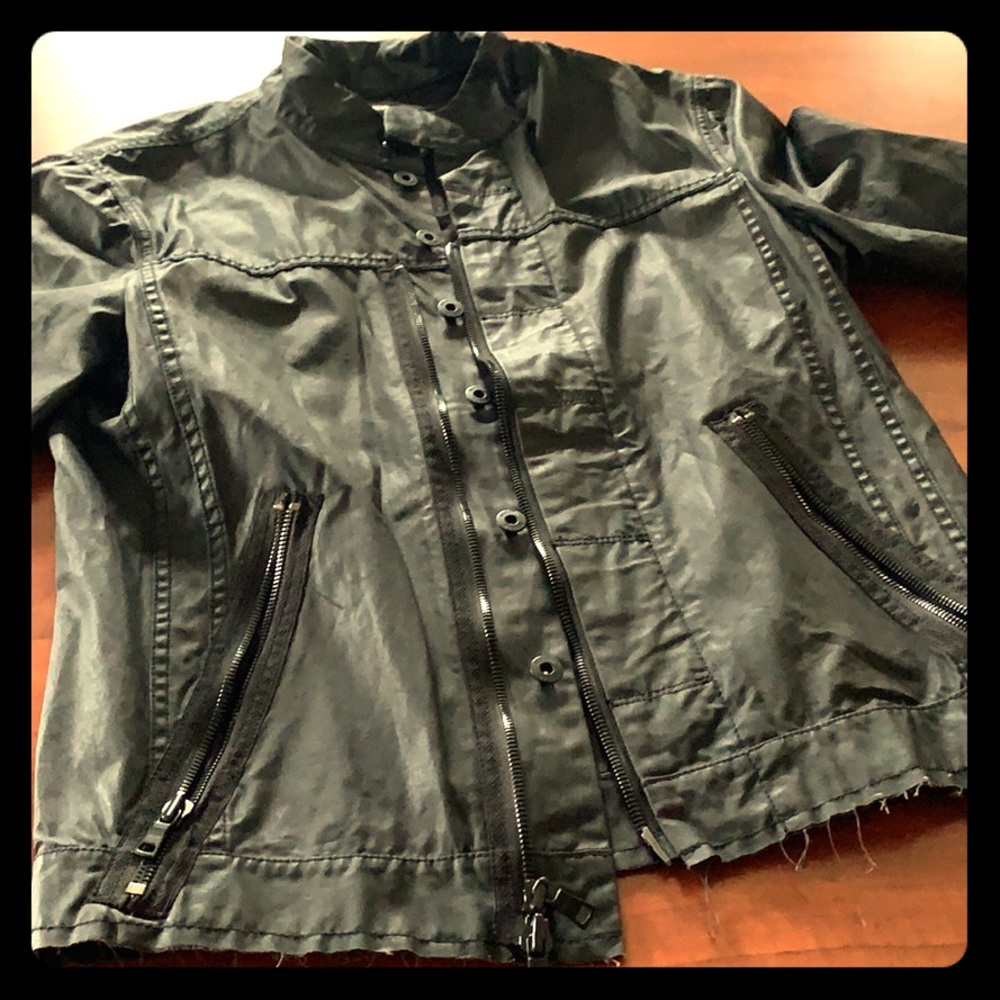 Hudson motorcycle style jacket! Weatherproof.